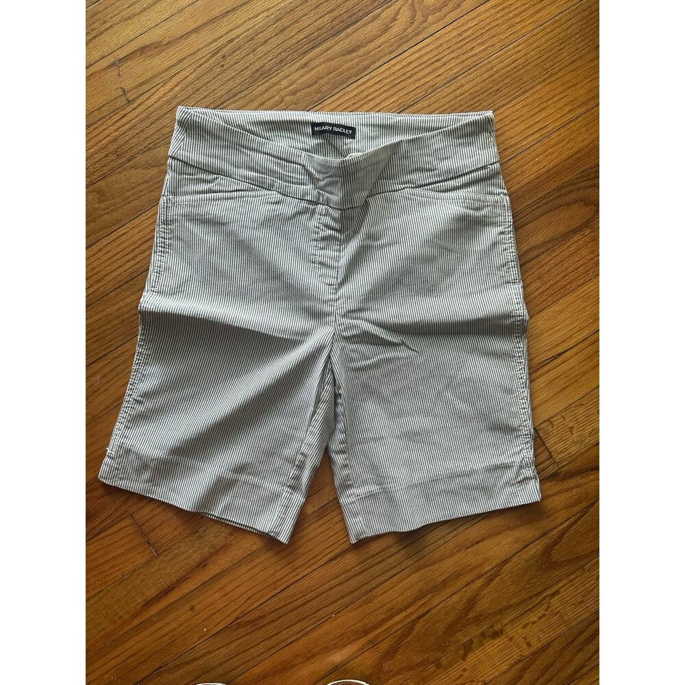 Hilary Radley Pull On Bermuda Shorts Mid Rise